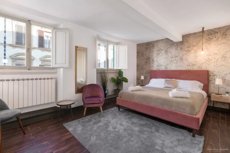 Bedroom, apartment on Via di Melegnano, Florence