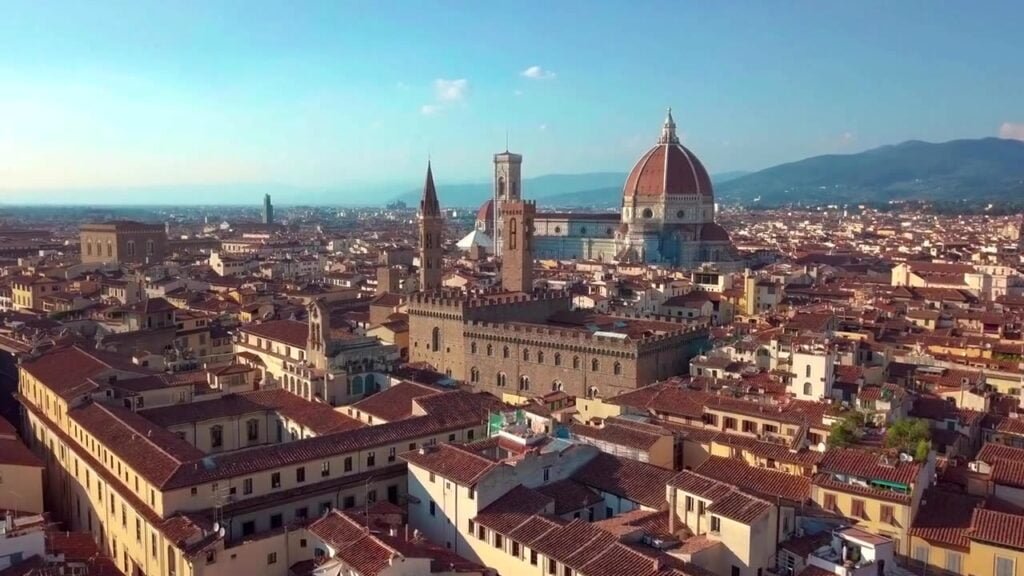 Florence rooftops and the Duomo