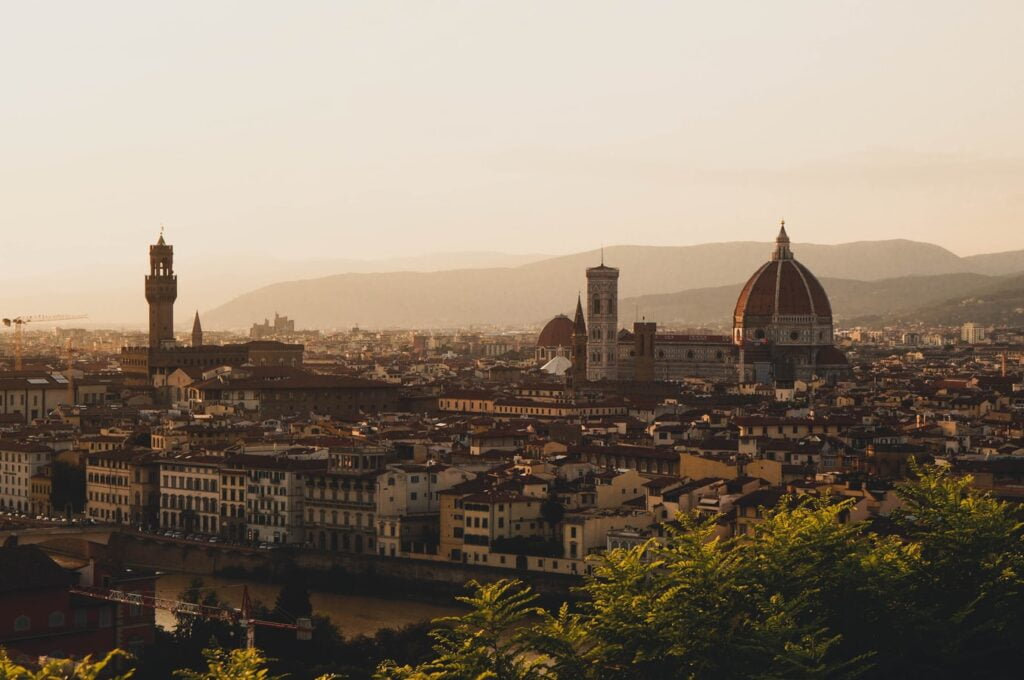 Florence with kids, views from piazzale michaelangelo